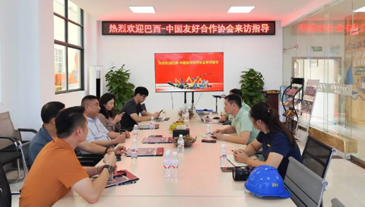 加强交往，增进友谊—巴西中国友好协会代表团莅临广西徐沃工程机械设备有限公司实地参观